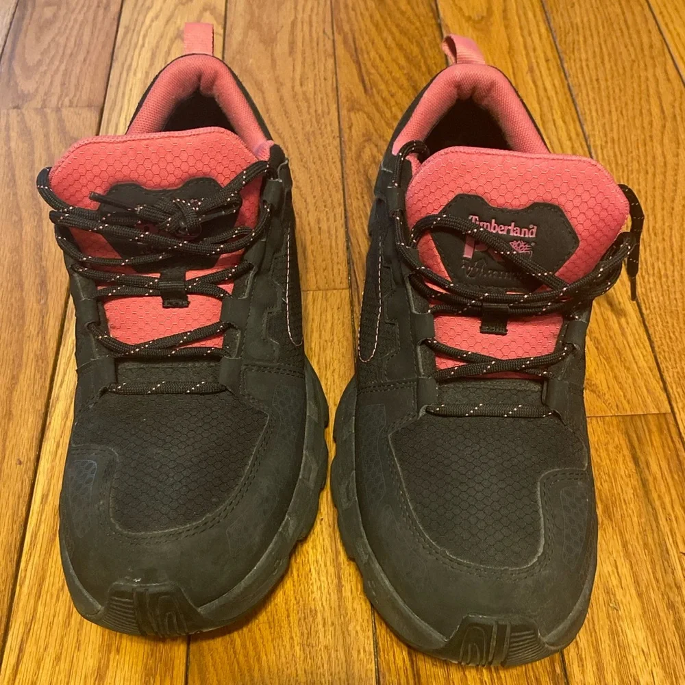 Women's Timberland PRO Powertrain EV Pink‎ Black Composite Toe Size 11W 11 Wide